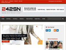 Tablet Screenshot of 242sportsnetwork.com